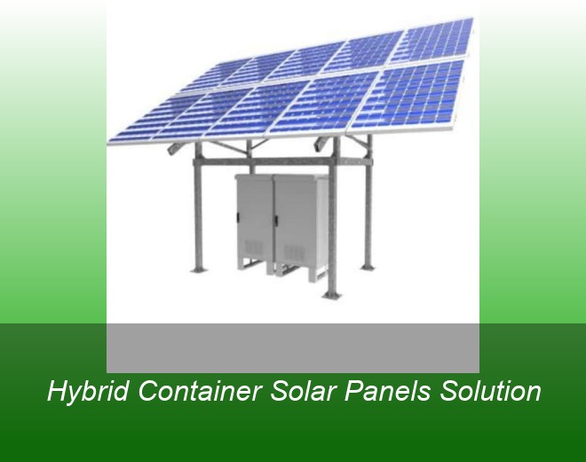 Hybrid Container Solar Panels Solution